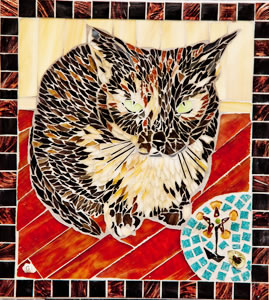 Daisy the Cat - Tabula Rasa Mosaics